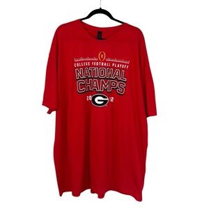 NWT Georgia Dawgs College Football National Champions 2022 T-Shirt - Size 3X